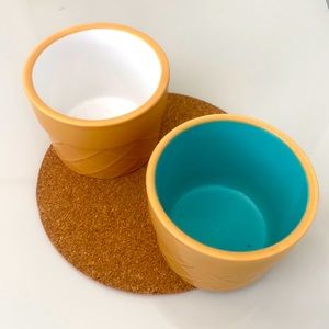 3inch mini ice cream cup pots 🌱🌱🌱